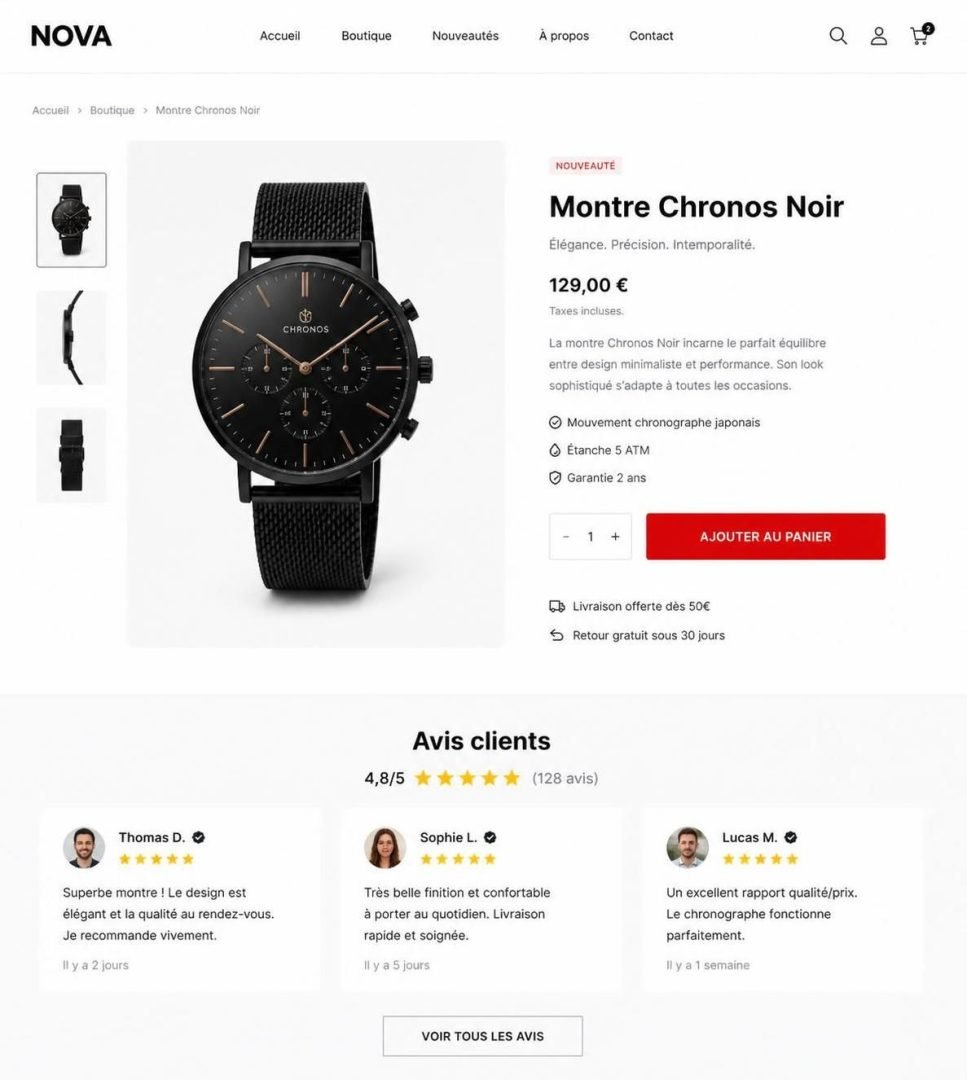 Page produit: le modèle qui vend sans bullshit (et sans texte interminable) 1 découvrez notre modèle de page produit efficace qui vend sans jargon inutile ni textes interminables, pour une présentation claire et convaincante.
