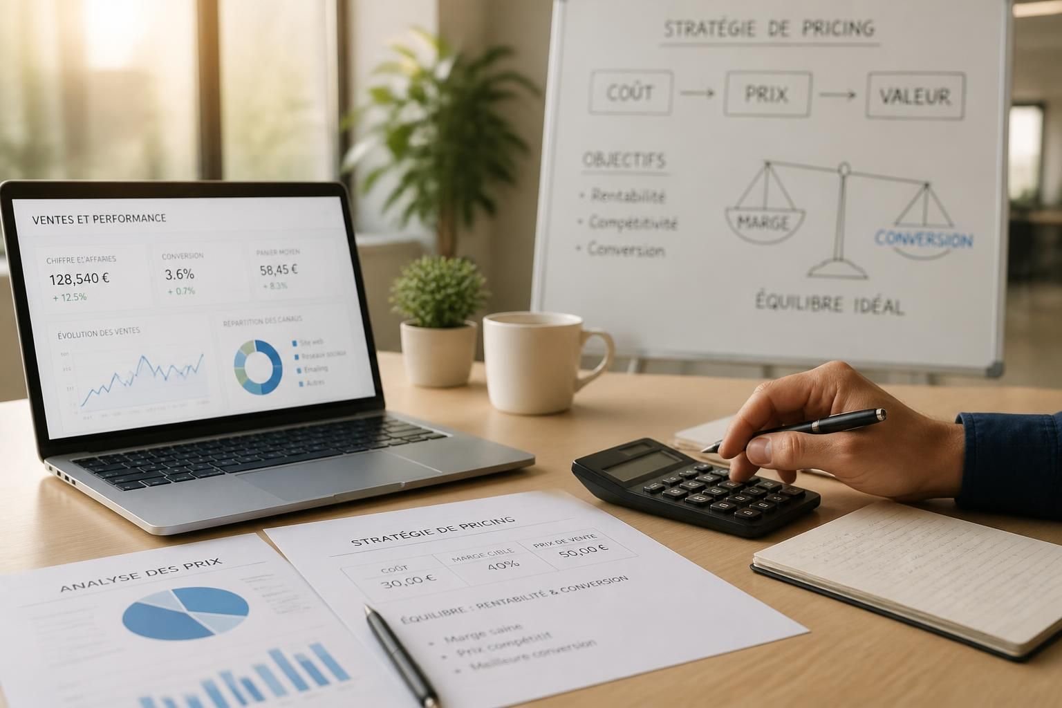 découvrez comment fixer un prix stratégique qui maximise votre marge tout en optimisant la conversion de vos clients. apprenez les techniques clés pour équilibrer rentabilité et attractivité.