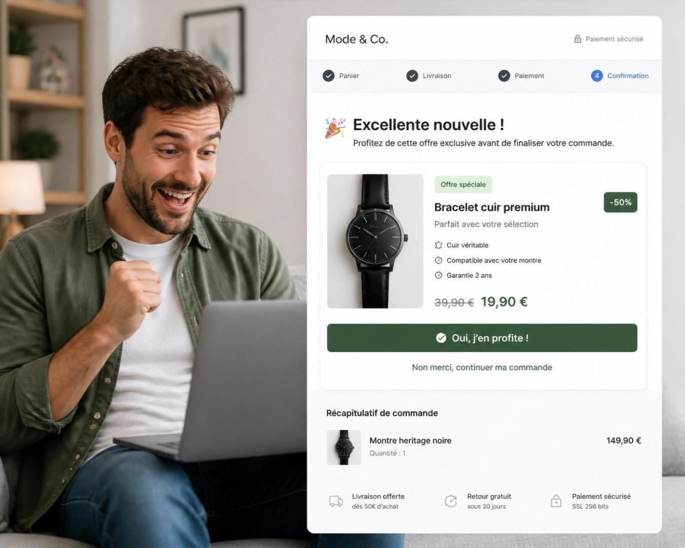 Upsell: comment augmenter le panier moyen sans manipuler le client 1 découvrez des stratégies efficaces d'upsell pour augmenter le panier moyen tout en respectant la confiance de vos clients, sans aucune manipulation.