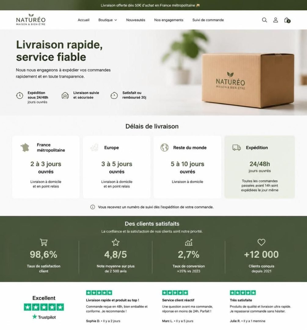 Livraison: comment présenter les délais sans casser tes ventes (et sans mentir) 1 découvrez comment présenter clairement les délais de livraison pour rassurer vos clients sans nuire à vos ventes, grâce à des stratégies honnêtes et efficaces.